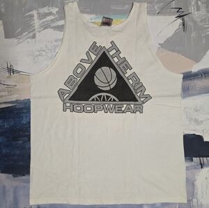 Vintage 90s Above The Rim (Reebok) Basketball Jersey Tank Top Sz XL Black White